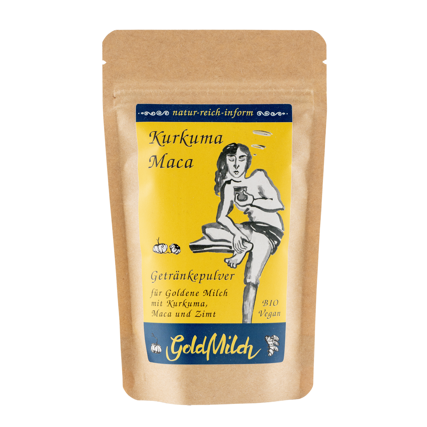 Kurkuma-Maca Goldene Milch