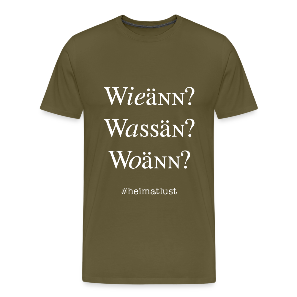 Whoch3 Männer Premium T-Shirt - Khaki