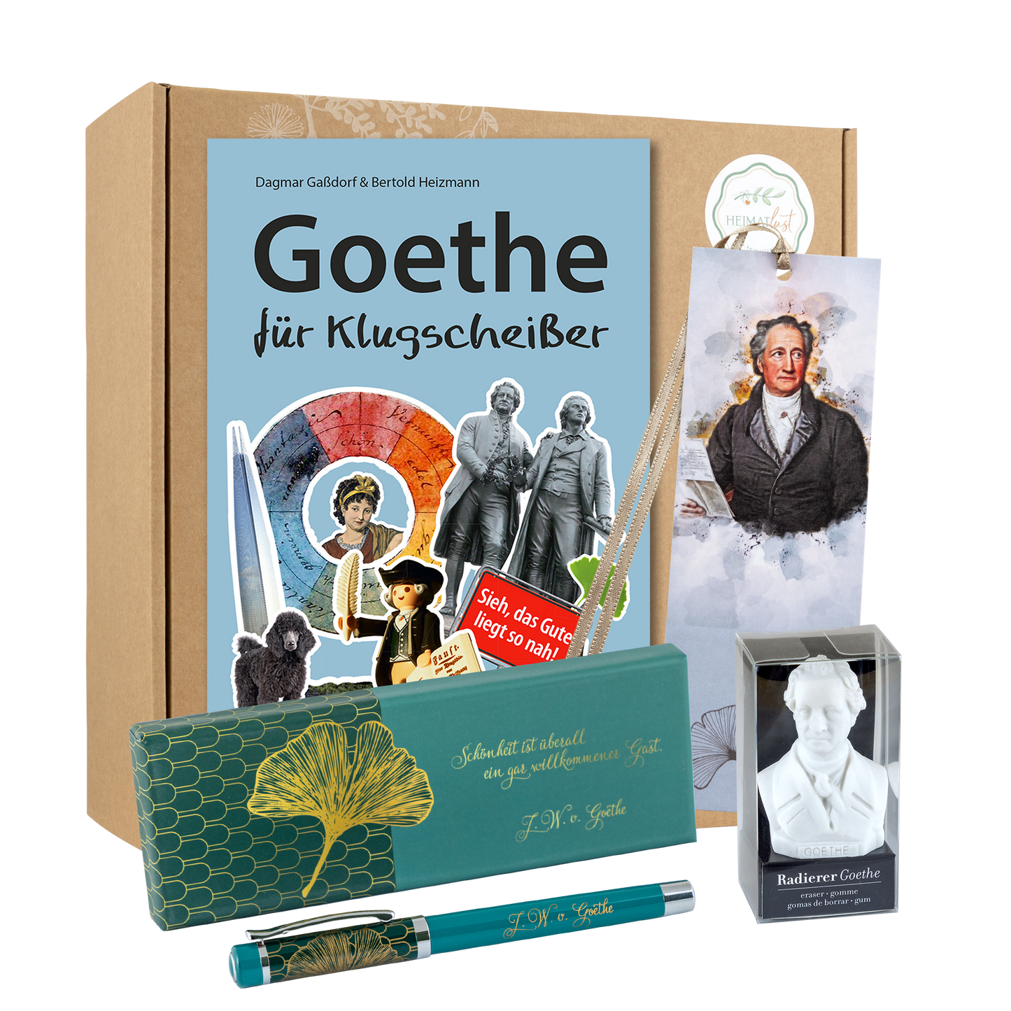 Geschenkset "Lesen & Schreiben mit Goethe"