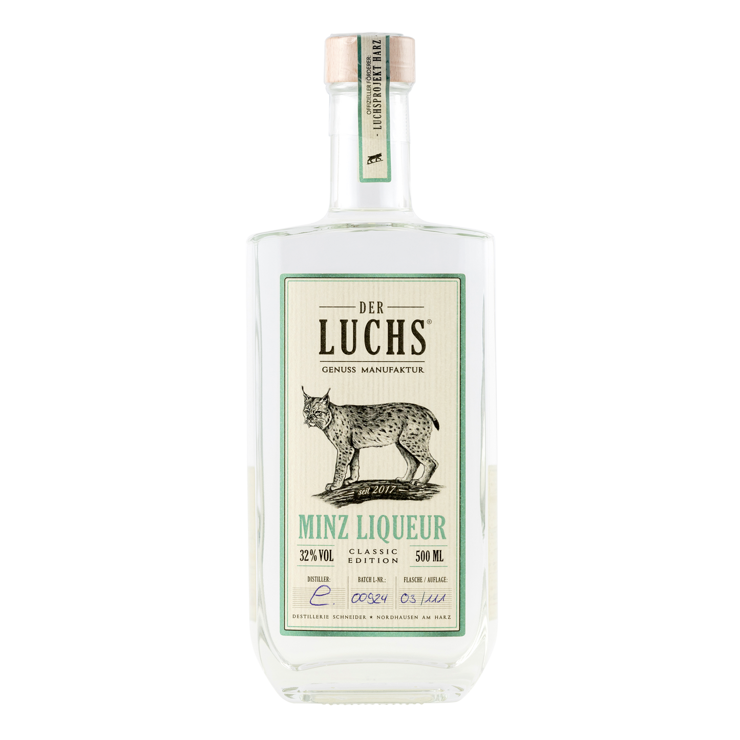 Der Luchs Minz Liqueur