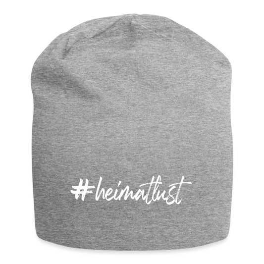 Heimatlust Jersey-Beanie - Grau meliert