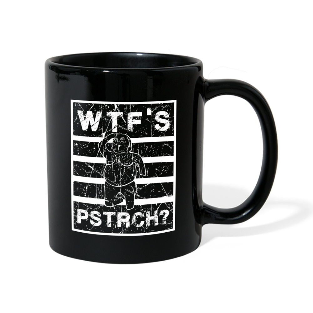 Tasse WTF Püstrich - Schwarz