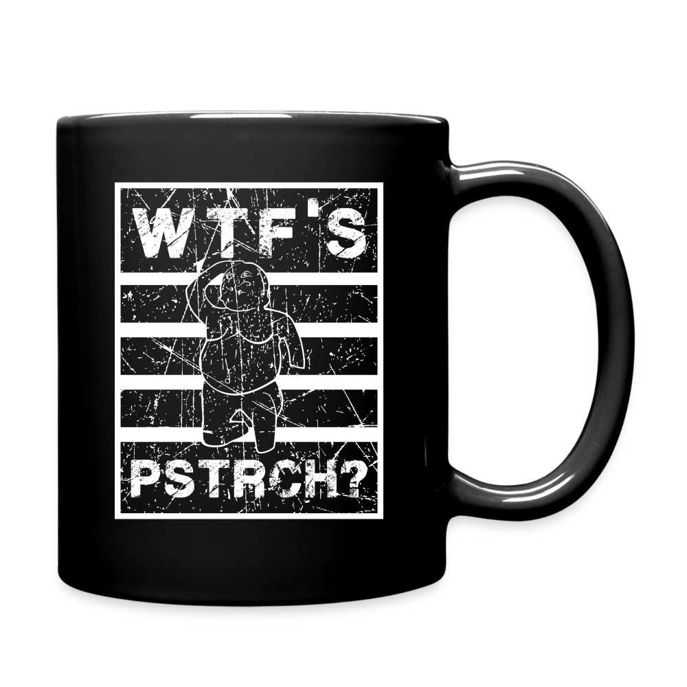 Tasse WTF Püstrich - Schwarz