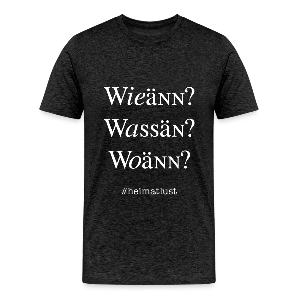 Whoch3 Männer Premium T-Shirt - Anthrazit