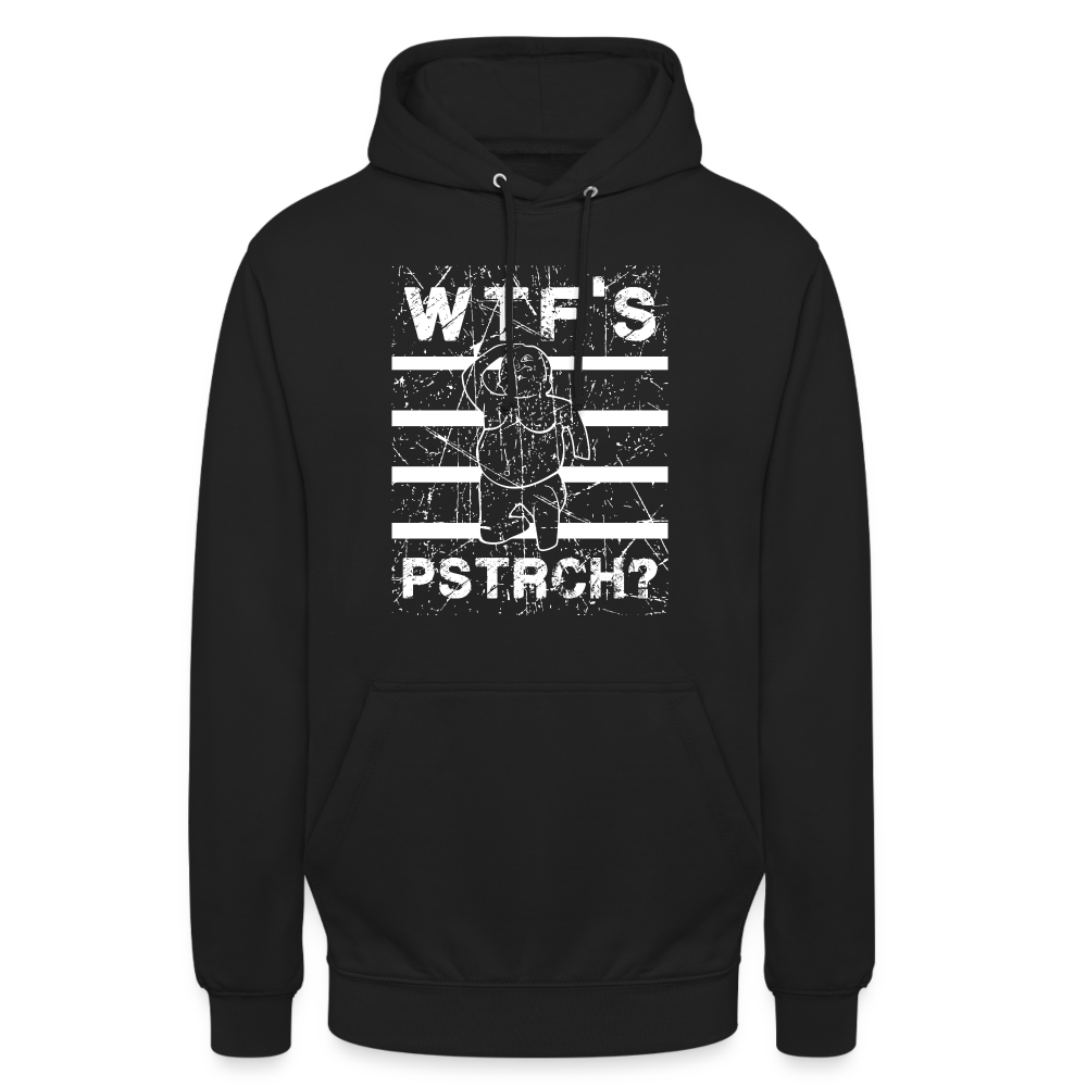 WTF Püstrich Unisex Hoodie - Schwarz