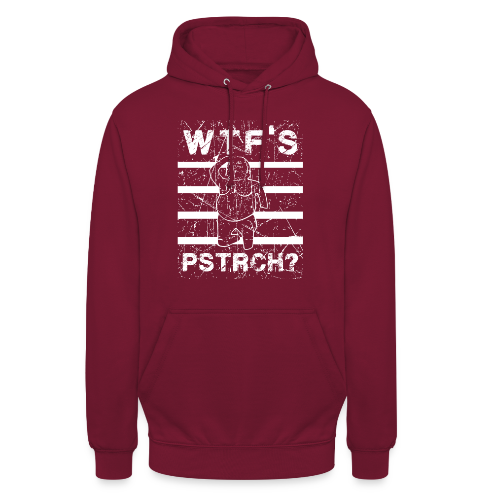 WTF Püstrich Unisex Hoodie - Bordeaux