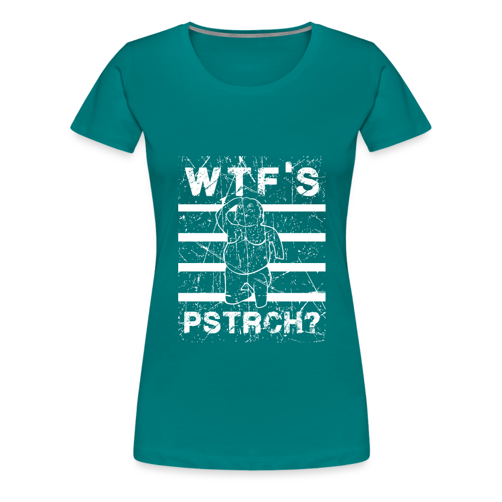 WTF Püstrich Frauen Premium T-Shirt - Divablau