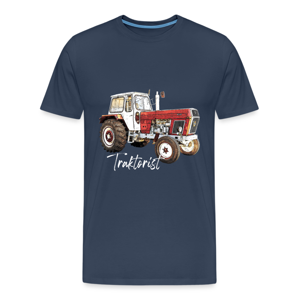 Traktorist Männer Premium T-Shirt - Navy