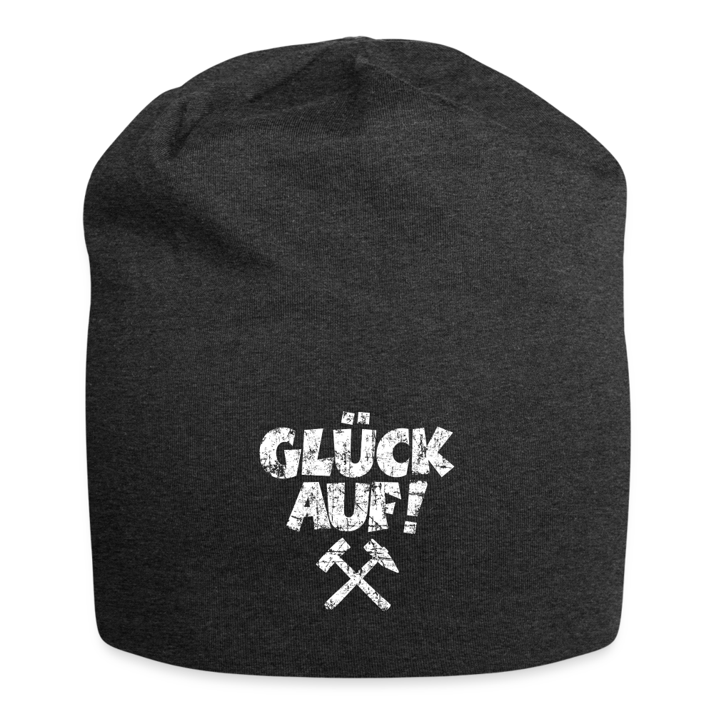 Glückauf Jersey-Beanie - Anthrazit