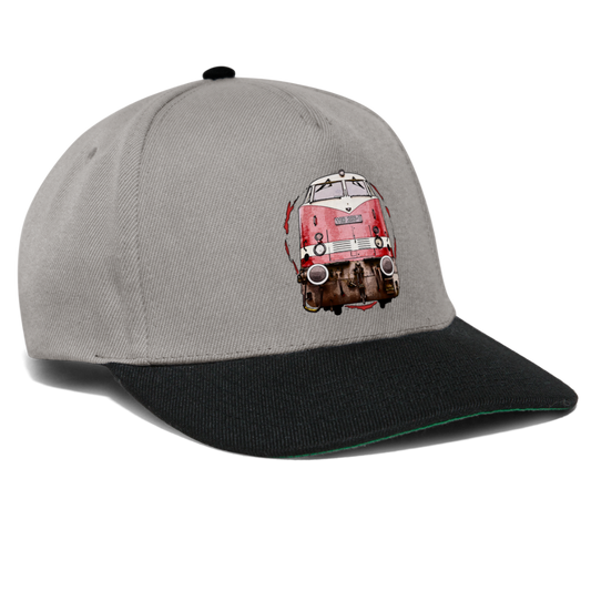 Diesellok II Snapback Cap - Graphit/Schwarz