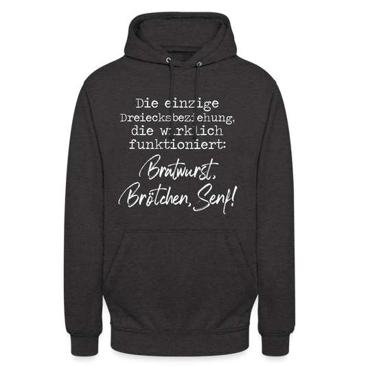 Bratwurst Unisex Hoodie - Anthrazit