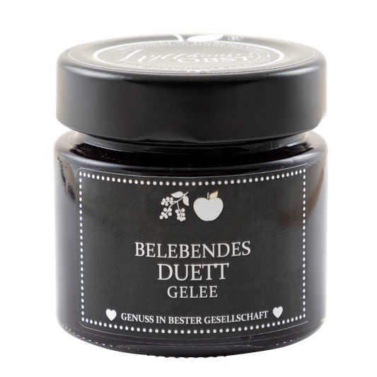 Belebendes Duett -  Holunder-Apfel-Gelee