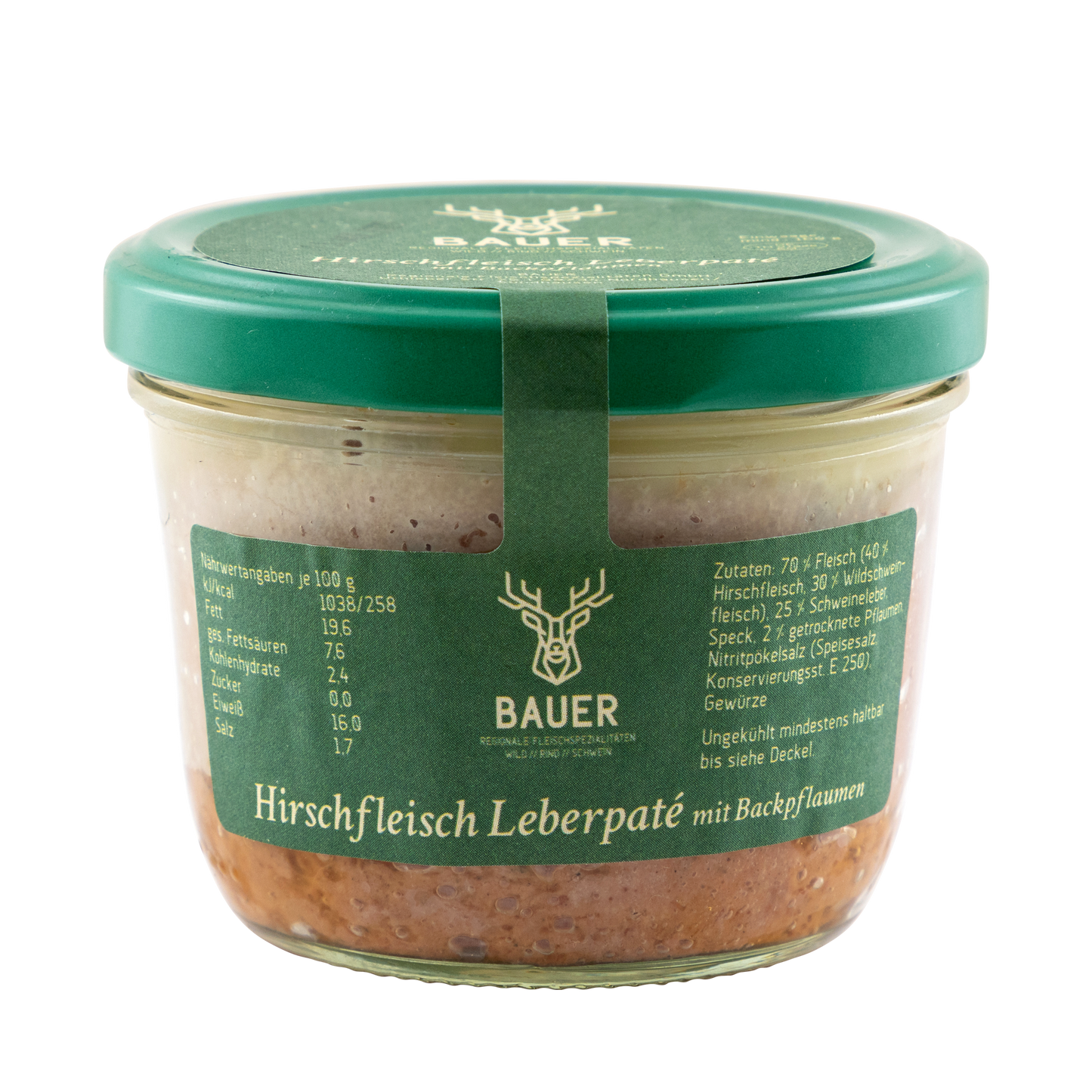 Hirschfleisch-Leberpaté mit Backpflaumen