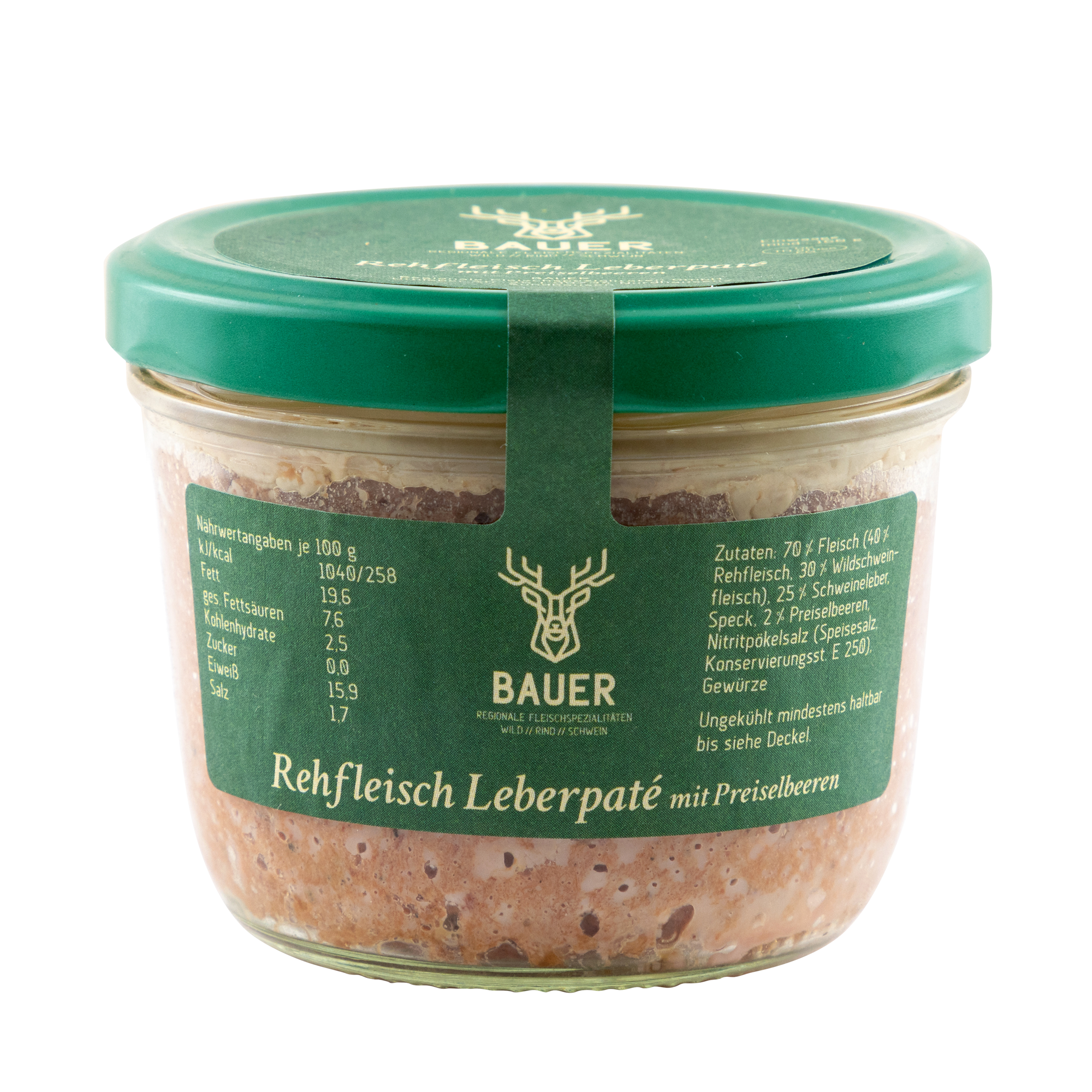 Rehfleisch-Leberpaté mit Preiselbeeren – Heimatlust.shop