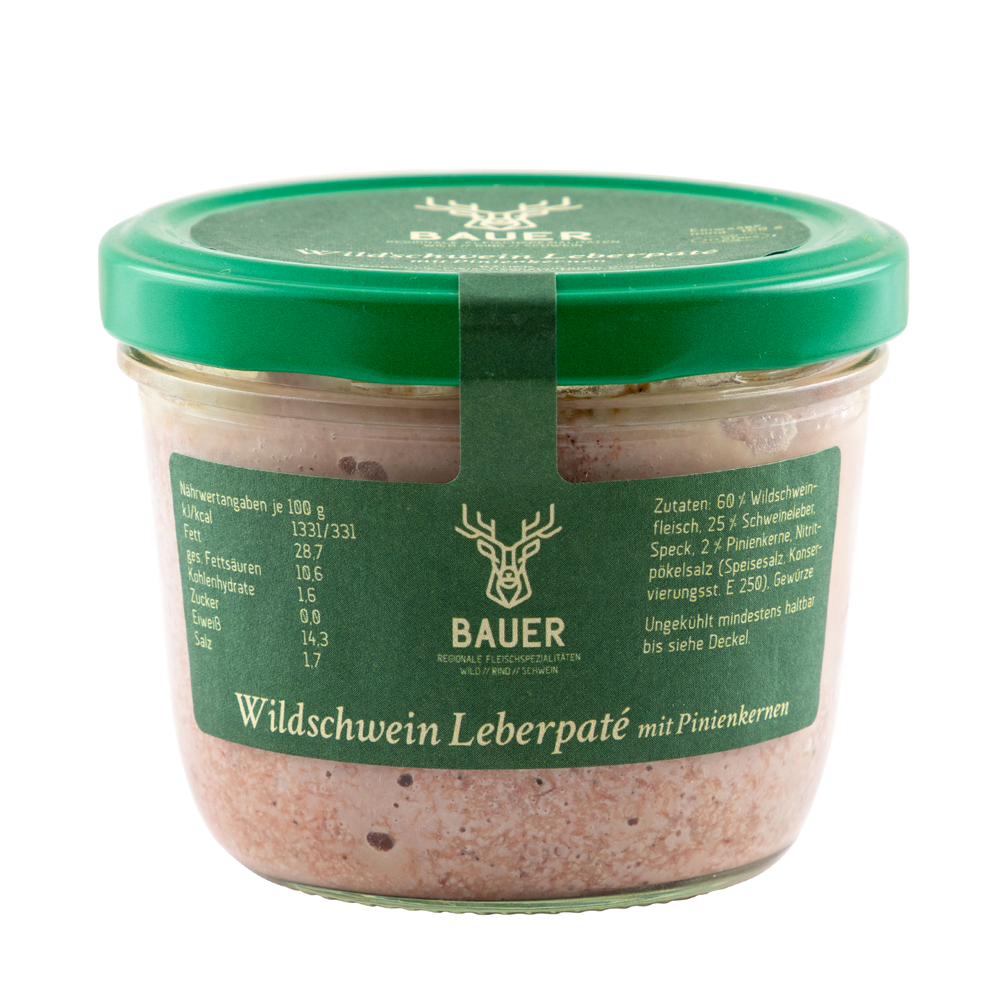 Wildschwein-Leberpaté mit Pinienkernen